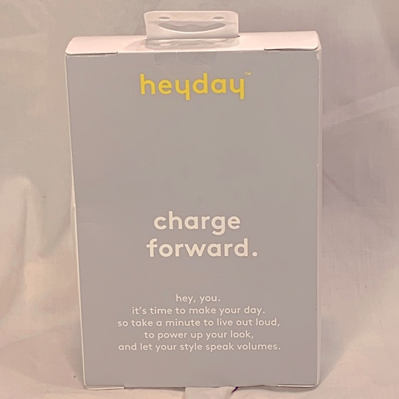 heyday 6' MicroUSB to USB-A Cable 6ft Black/White/Gunmetal, NIB - Picture 3 of 7